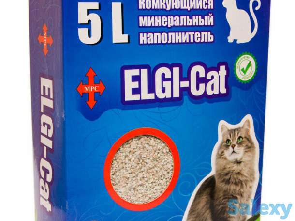 Наполнитель для кошачьего туалета Elgi Cat, фотография 1