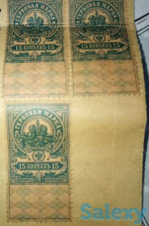 Старинные марки российской империи конца 19 века гашеные антиквариат, фотография 10