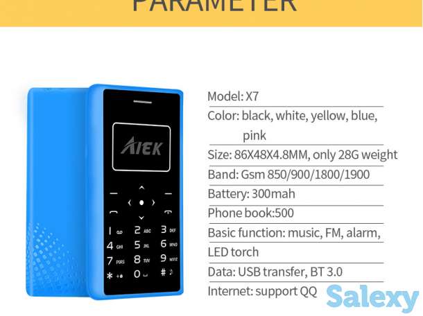 Ультра тонкий телефон AIEK, фотография 2