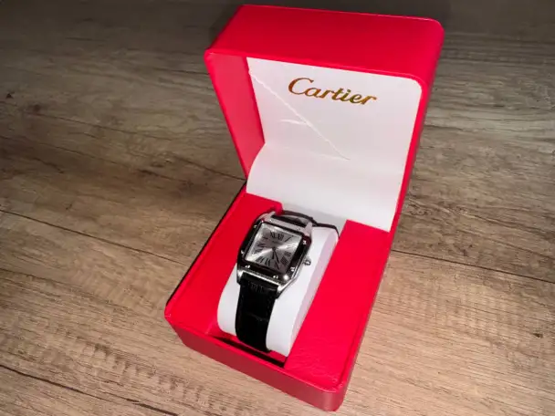 Cartier Santos  классика вне времени, оригинальная коробка, фотография 1