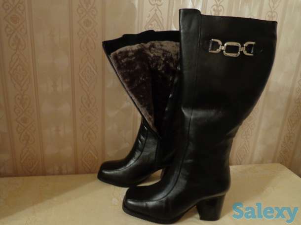 Новые зимние женские сапоги с натуральным мехом, размер 38, фотография 2