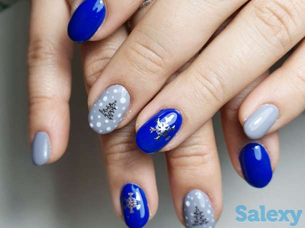 Маникюр,  наращивание, фотография 1