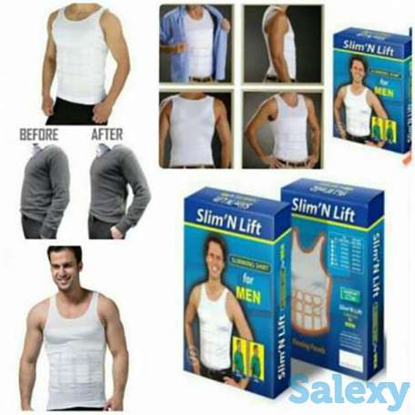 Slimming Shirt For Men. Мужская майка для похудения, корректирующая та, фотография 1