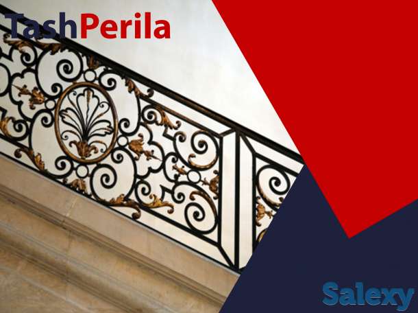 Перила из чёрного металла в ташкенте на заказ, фотография 14