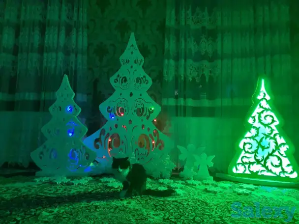 Новогодний декор из пенопласта, фотография 11