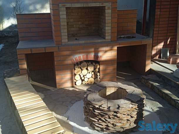 Камины, Летние кухни, Барбекю, Казаны, Сауны,, фотография 9