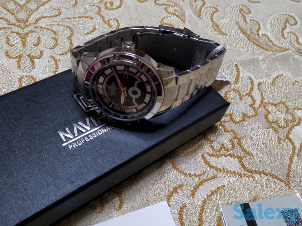 Мужские часы naviforce Топ люксовый бренд модные водонепроницаемые кварцевые, фотография 4