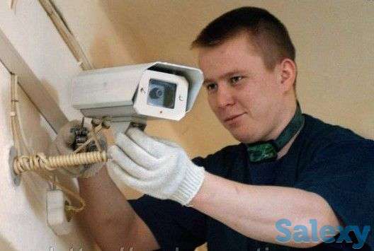 Установка камер видеонаблюдения, фотография 2