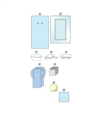 Комплект белья операционного для ангиографии dr. green's оптом, фотография 1