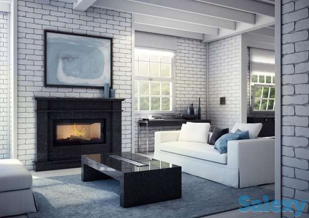 Стальной камин kaseta arke 95 на 140 км² в Ташкенте, Узбекистане камин, топка, pech, kamin, ideasvet, фотография 5