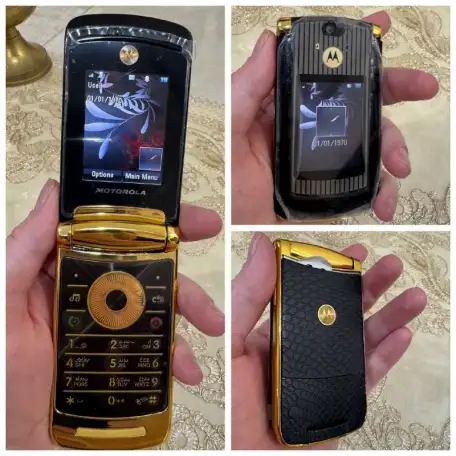 Motorola Razr v8 Золотистый GSM 1SIM Регистрация Янги, фотография 1