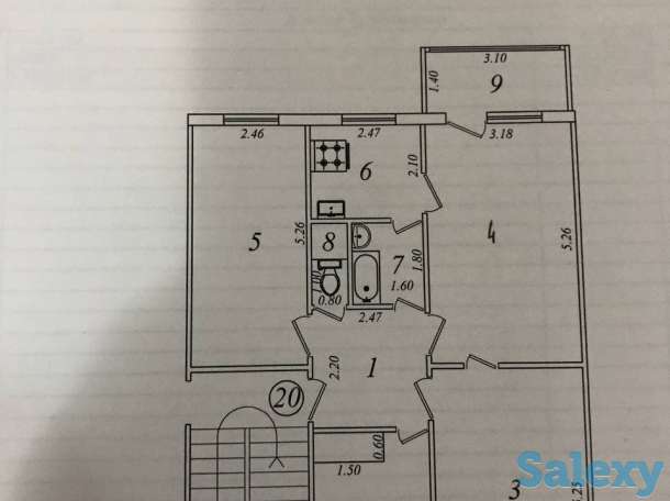 Продаётся 4-комн. на Чиланзаре-11, 2 этаж, фотография 1