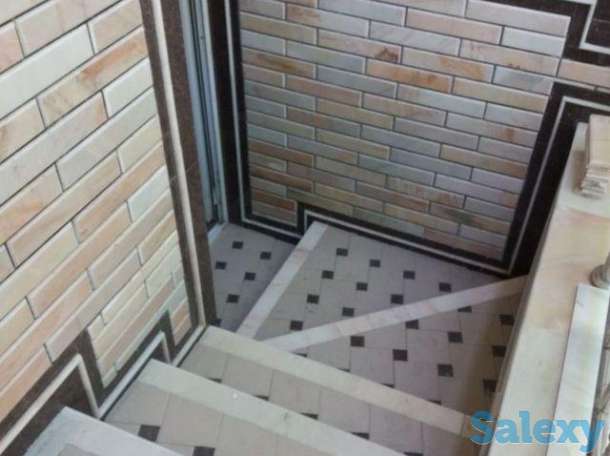 Брусчатка, укладка брусчатки, цоколь, фасад, фотография 8