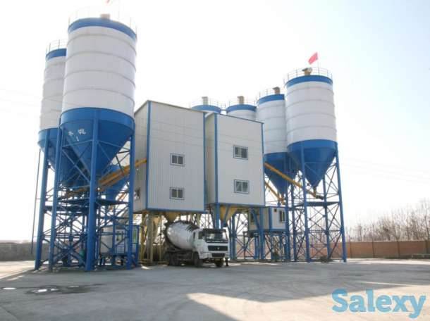 Стационарный бетонный завод НZS120, фотография 1