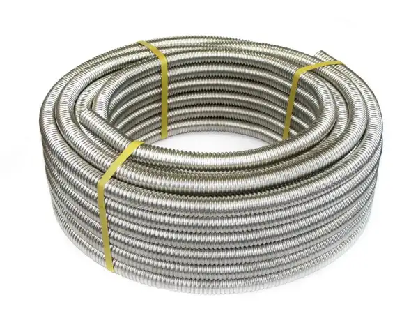 Труба гофрированная нержавеющая D: 6-100 мм, L: 10-200 м, Стенка: 0,3 мм, фотография 1