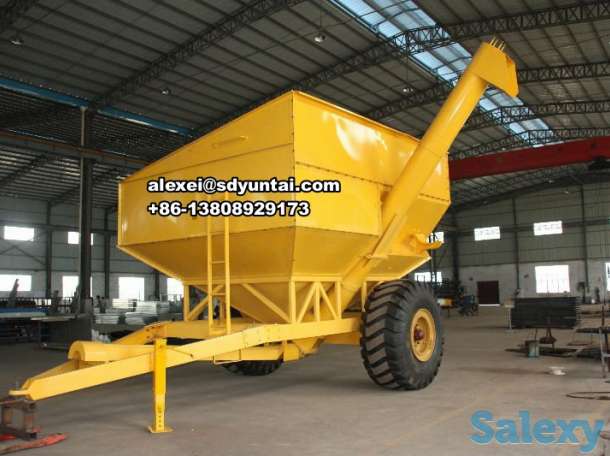 машина транспорта и саморазгрузки для заготовленного зерна или кукурузы зерновая тележка/  Перевозка зерна, фотография 4