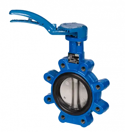 Затвор поворотный фланцевый, D 1-2000 мм, Давление: Ру16; Ру10; Ру1.6..., Марка: 32ч1р..., фотография 1