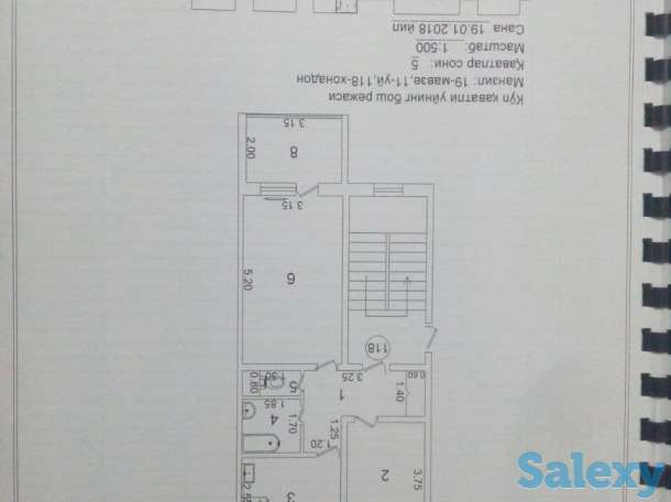 Срочно! Продается 2 -х комнатная квартира, Юнусабад 19 квартал, фотография 1