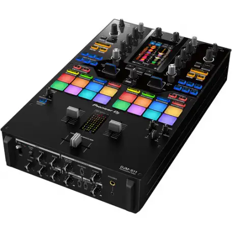 Pioneer DJ DJM-S11 Professional 2-Channel Battle Mixer for Serato DJ Pro rekordbox (Black), фотография 1