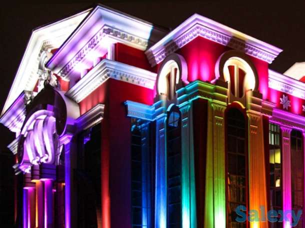 Иллюминация и фасадное освещений сданий., фотография 6