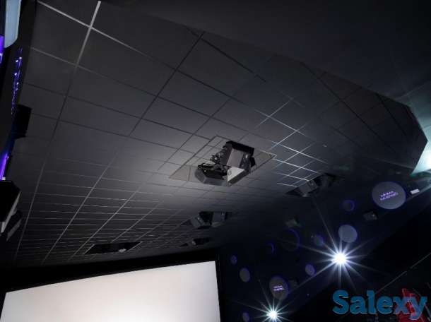 Чёрные потолочные панели Rockfon — акустика в помещения, фотография 2