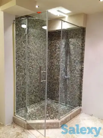 Душевые кабины стеклянные. Изготовление и установка, фотография 7