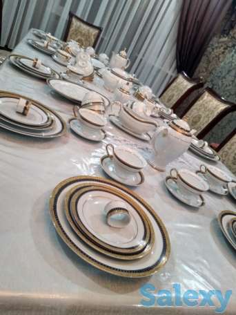 Изысканный столовый сервиз, на 12 персон 129 предметов, фотография 1