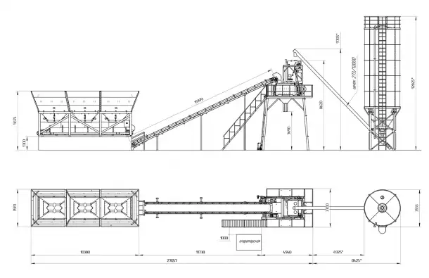 Стационарный бетонный завод  Лента-106 производительностью 106 м3час, фотография 10