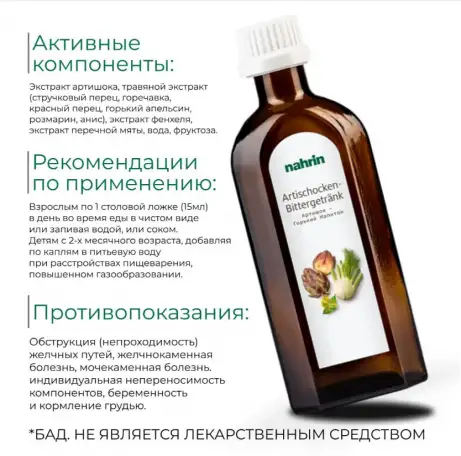 Артишок Горький Swiss Nahrin, Швейцария, фотография 8