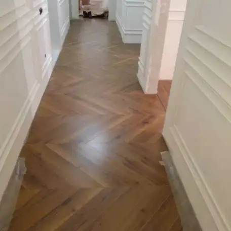 Настил ламинат, таркет, пол, паркет, дсп, шлифовка, пластик, декор., фотография 1