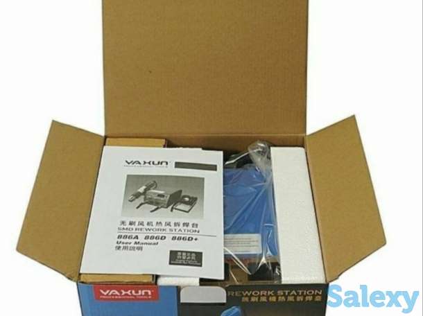 Паяльная станция YAXUN 886D 2 в 1 SMD, с выходом USB 5 B, 1A,, фотография 3