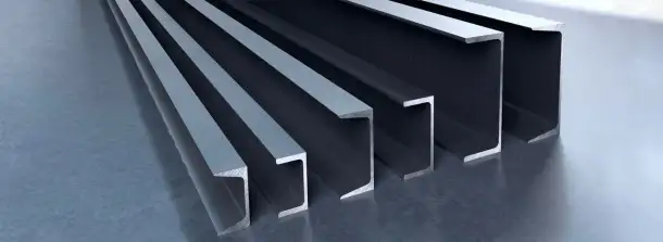 Швеллер алюминиевый П образный, Марка: АД31Т1; АД31Т..., s 1-15 мм, Размер1: 5-250 мм, Размер2: 6-200 мм, фотография 1