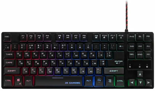 Клавиатура мембранная 2E GAMING KG290 87key, фотография 3