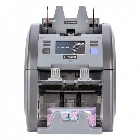 2-карманный сортировщик банктнот с функцией ветхости Hitachi 110F, фотография 1