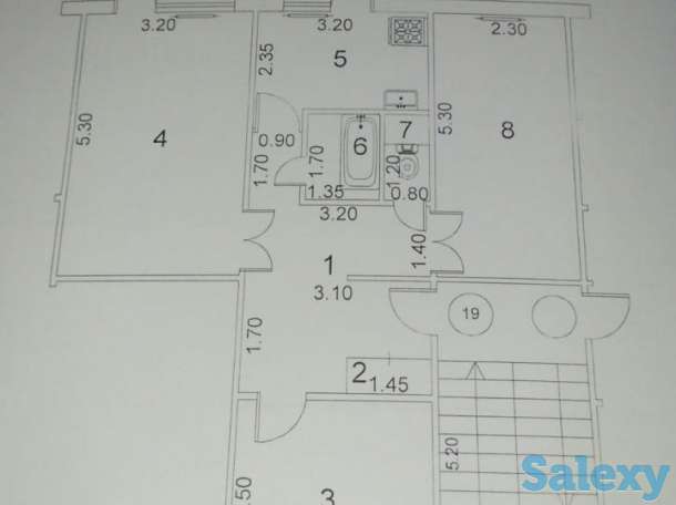 Продаётся шикарная 3-х комнатная квартира, Куйлюк-4, дом 7/1, фотография 1