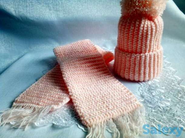 Шапка шарф.Детский комплект, фотография 1