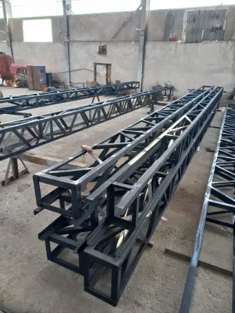 Производство тяжёлых металлоконструкций. Монтаж сендвич панелей, фотография 8