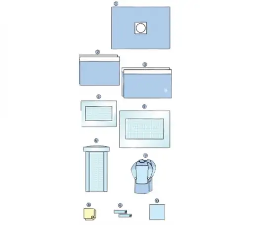 Комплект белья хирургического для операций на спинном мозге dr. green's оптом, фотография 1