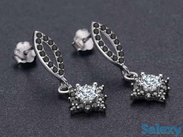 Серьги из стерлингово серебра 925 пробы, фотография 5