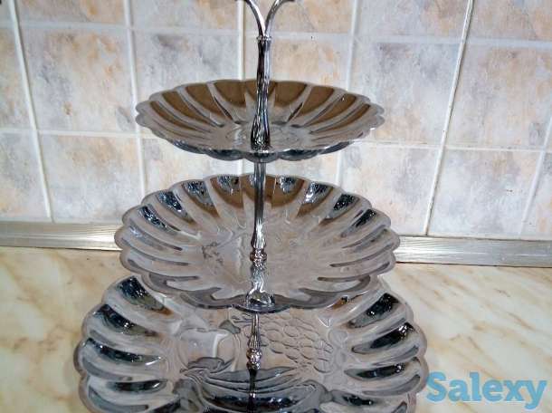 Мельхиоровая посуда для праздничного стола, фотография 1