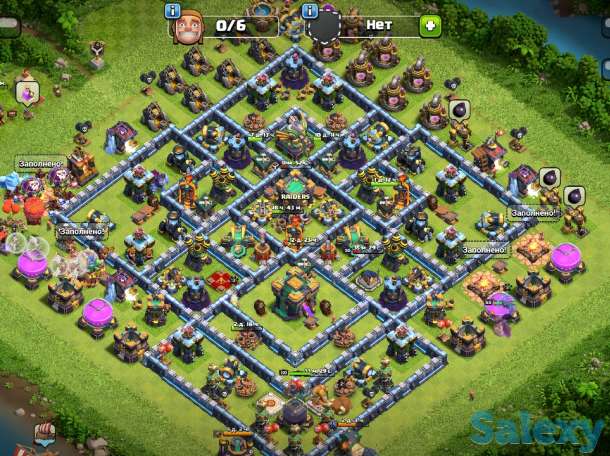 Продам аккаунт clash of clans. Ратуша 14 тх полуфулл, фотография 2