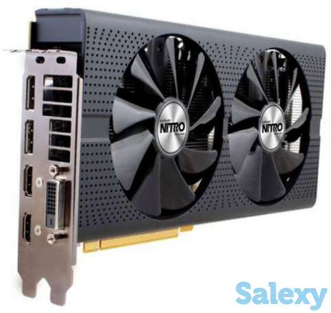 Rx 480 sapphire nitro 4gb мощная игровая видеокарта 7шт., фотография 1