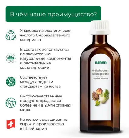 Артишок Горький Swiss Nahrin, Швейцария, фотография 11