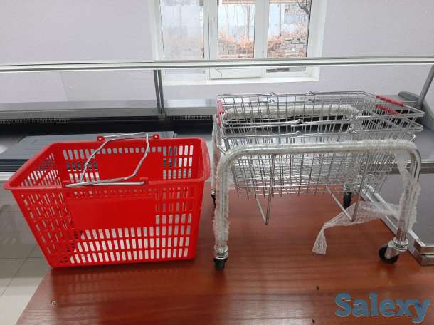 Корзина покупательская металлическая, фотография 2