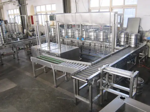 Полностью автоматизированная линия по мойке и наполнению пивных КЕГ бочек, фотография 1