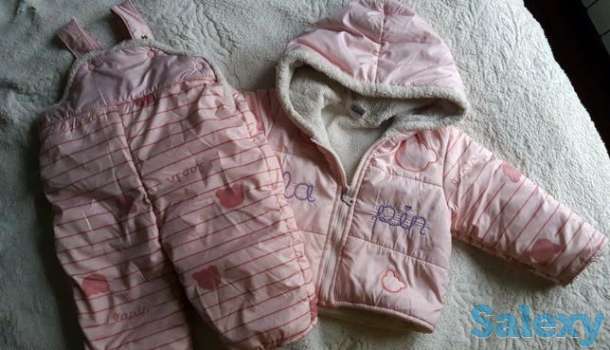 Зимняя двойка. Комбинезон+Куртка для девочки. Турция., фотография 1