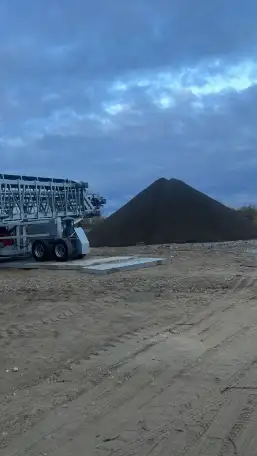 Радиальный конвейер Автоматический Телескопический PTRC1000, 1000 тчас, PolygonMach Турция, фотография 2