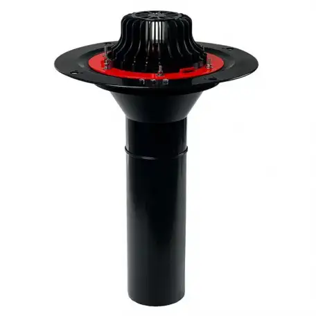 Кровельная воронка с обогревом PLASTFOIL VORTEX D160 мм, д 350-450 м, фотография 2