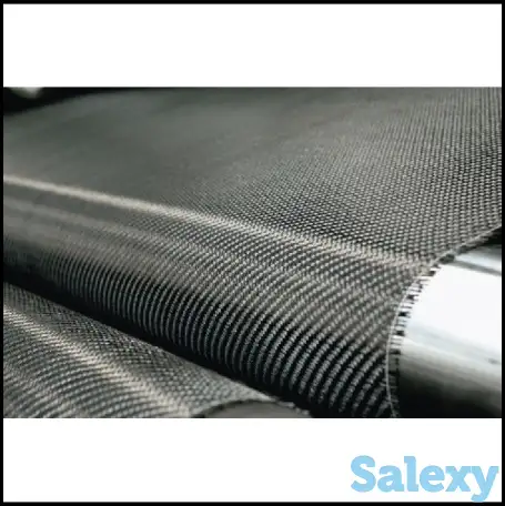 Двунаправленная углеродная (карбоновая) ткань-саржа, фотография 1