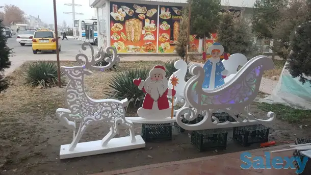 Новогодний декор из пенопласта, фотография 2